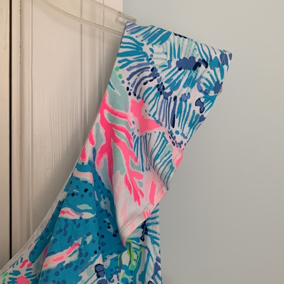 Womens Lilly Pulitzer NWT Alessa Romper. Print is Sink or Swim. Size small. - Picture 8 of 8